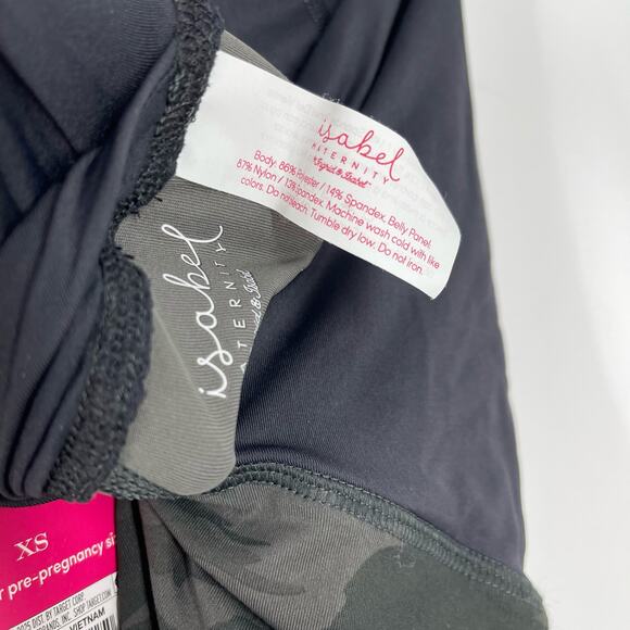 Isabel Maternity Crossover Panel Camo Leggings Women's Size XS Maternity NWT - Picture 3 of 9